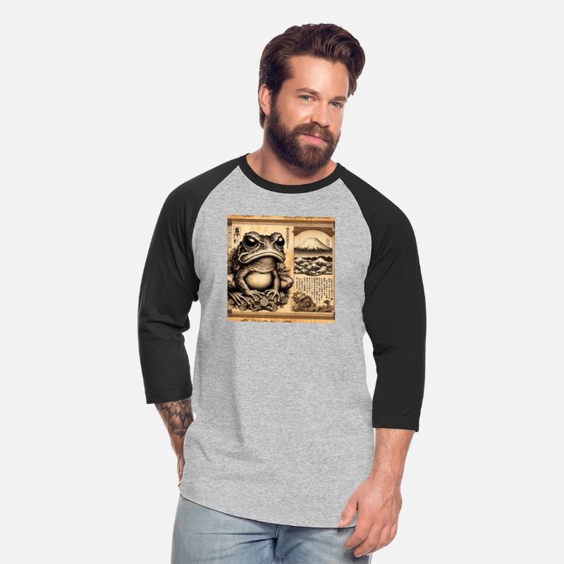 Classic Grumpy Frog Scenery Papyrus Scroll