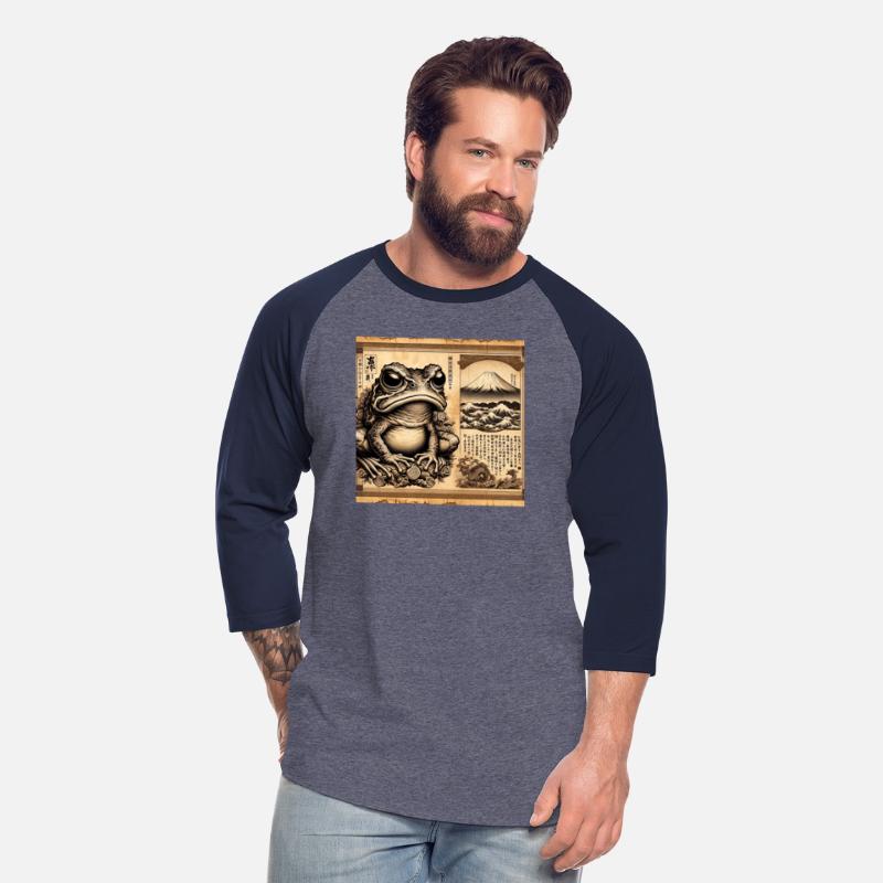 Classic Grumpy Frog Scenery Papyrus Scroll