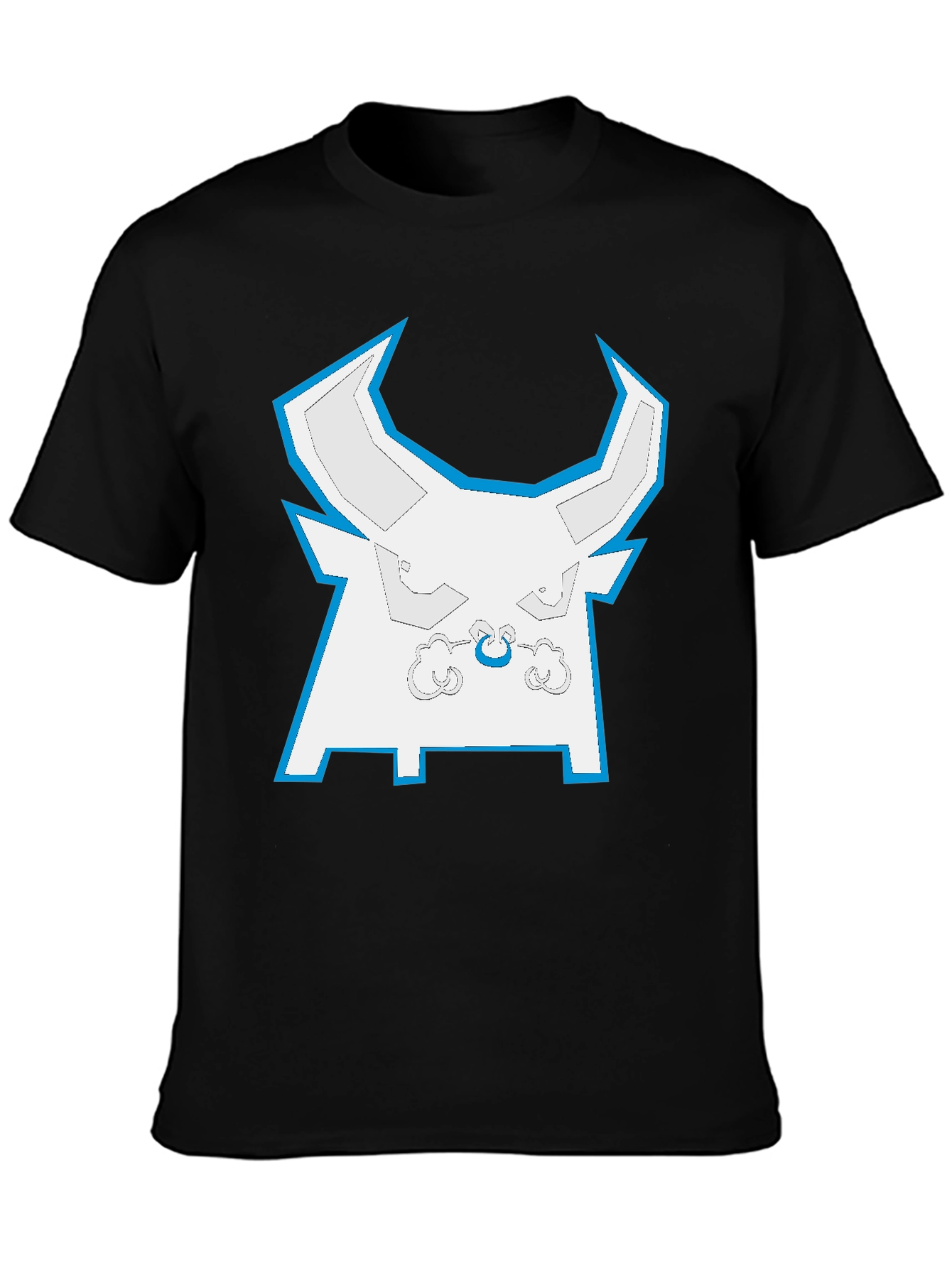Cool Bull Graphic Tee - Black Cotton T-Shirt