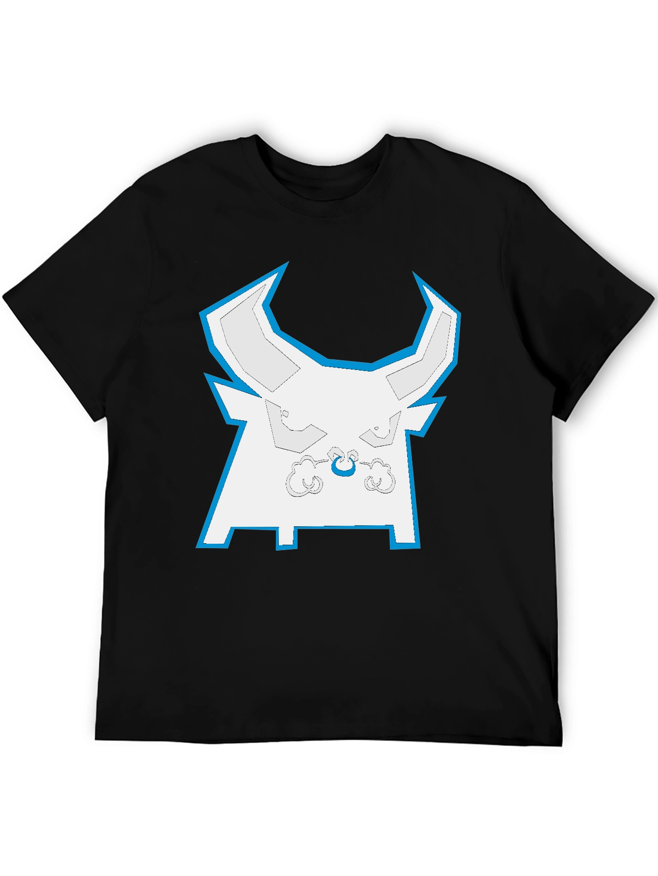Cool Bull Graphic Tee - Black Cotton T-Shirt