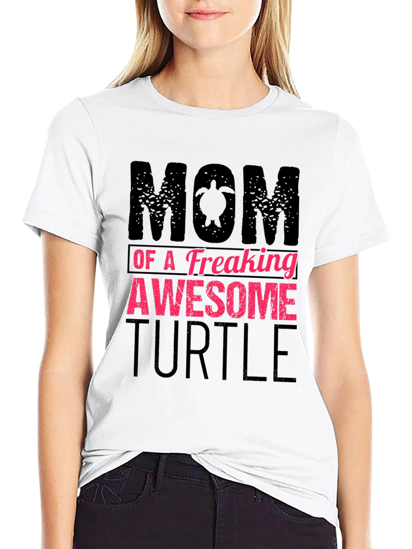 Mom of a Freaking Awesome Turtle T-Shirt