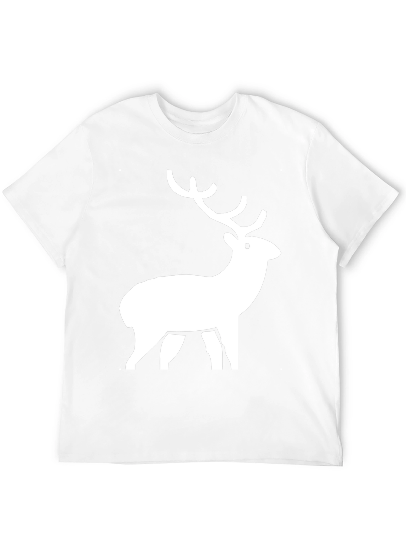 Stylish Deer Graphic Tee - Casual Comfort