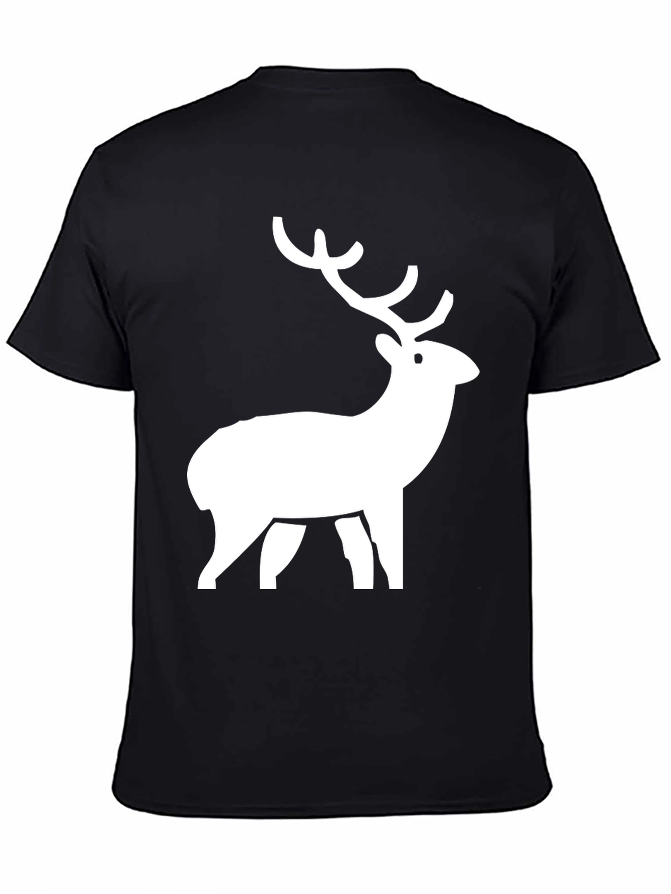 Stylish Deer Graphic Tee - Casual Comfort