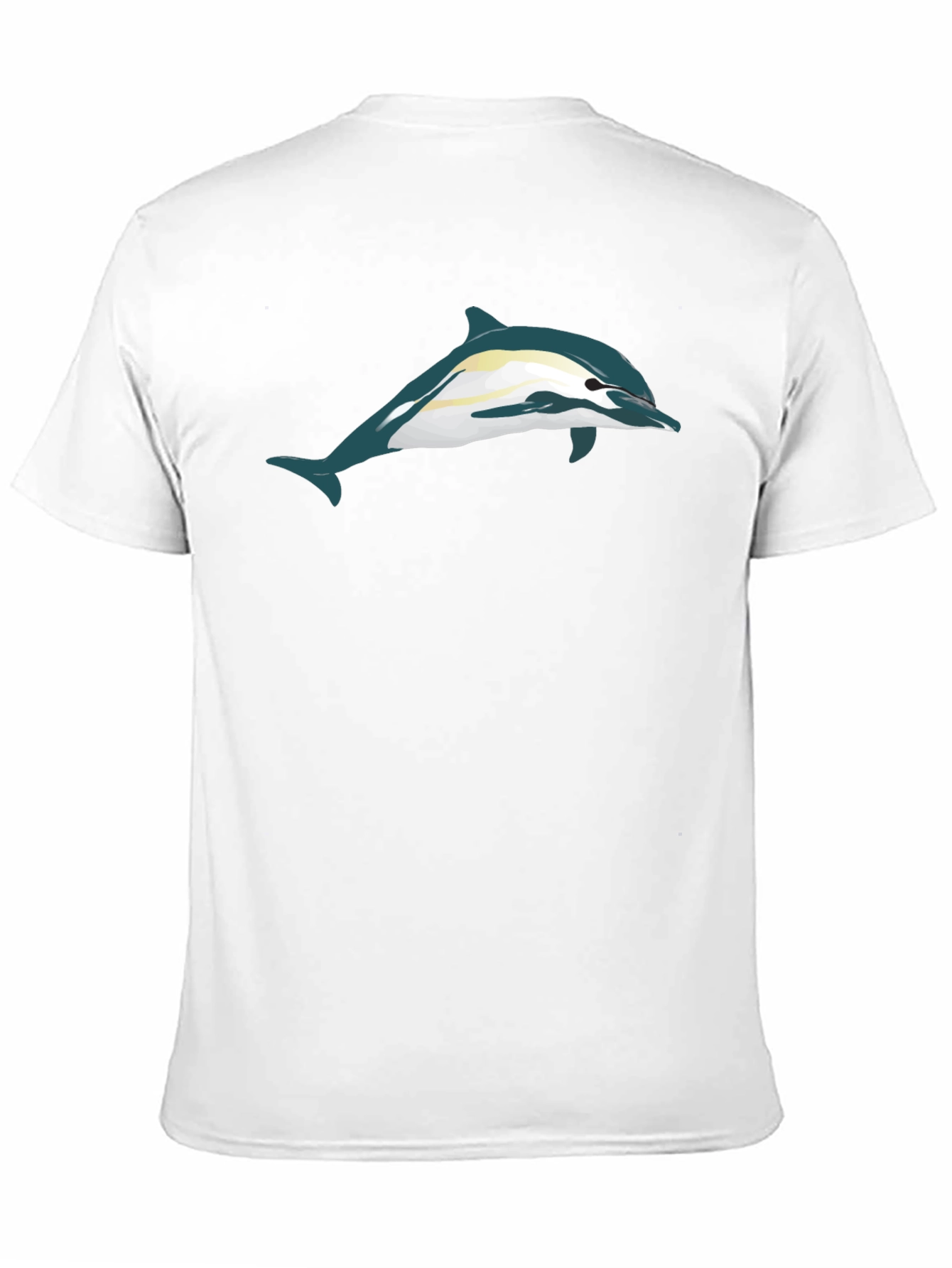 Dolphin Graphic Black T-Shirt