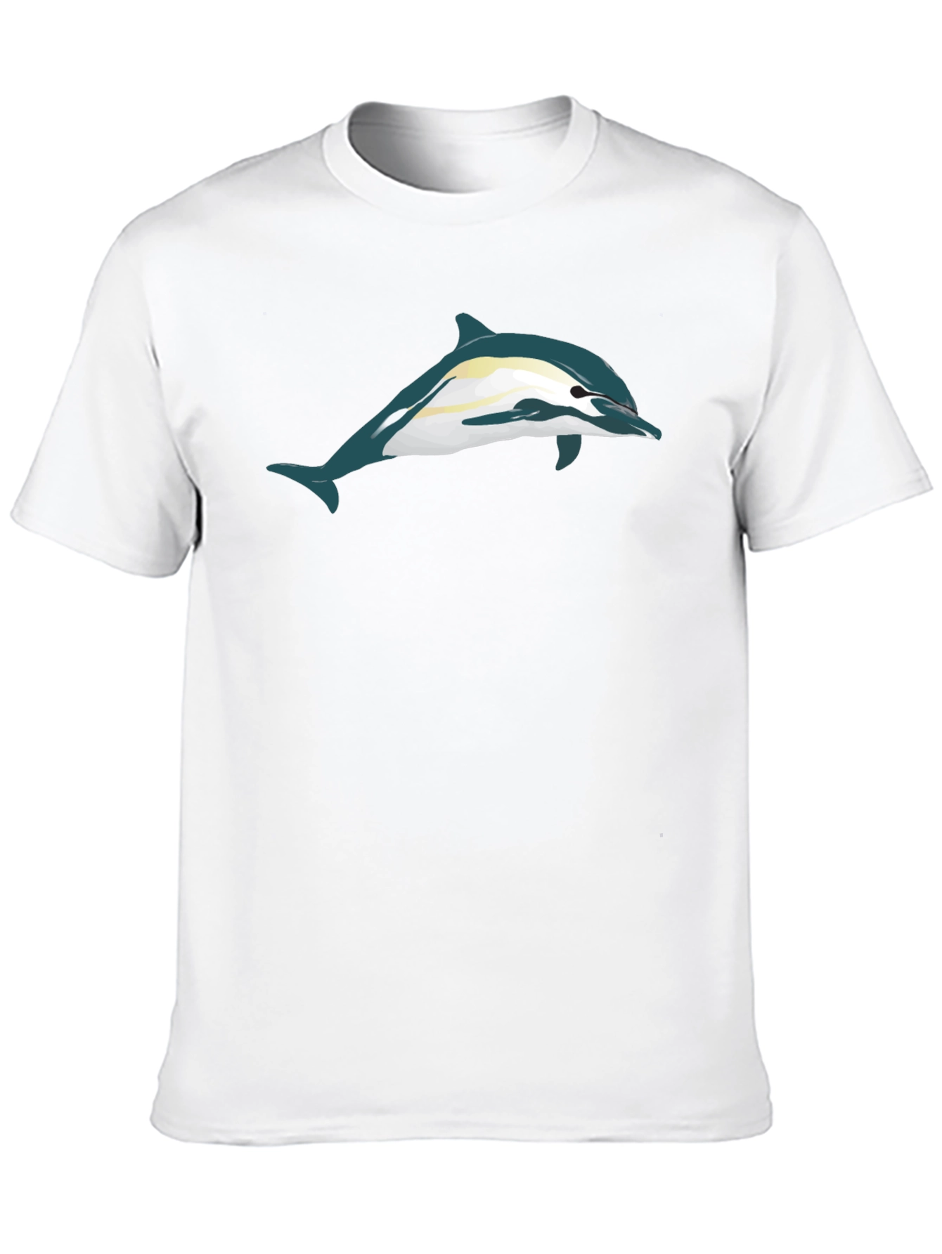 Dolphin Graphic Black T-Shirt