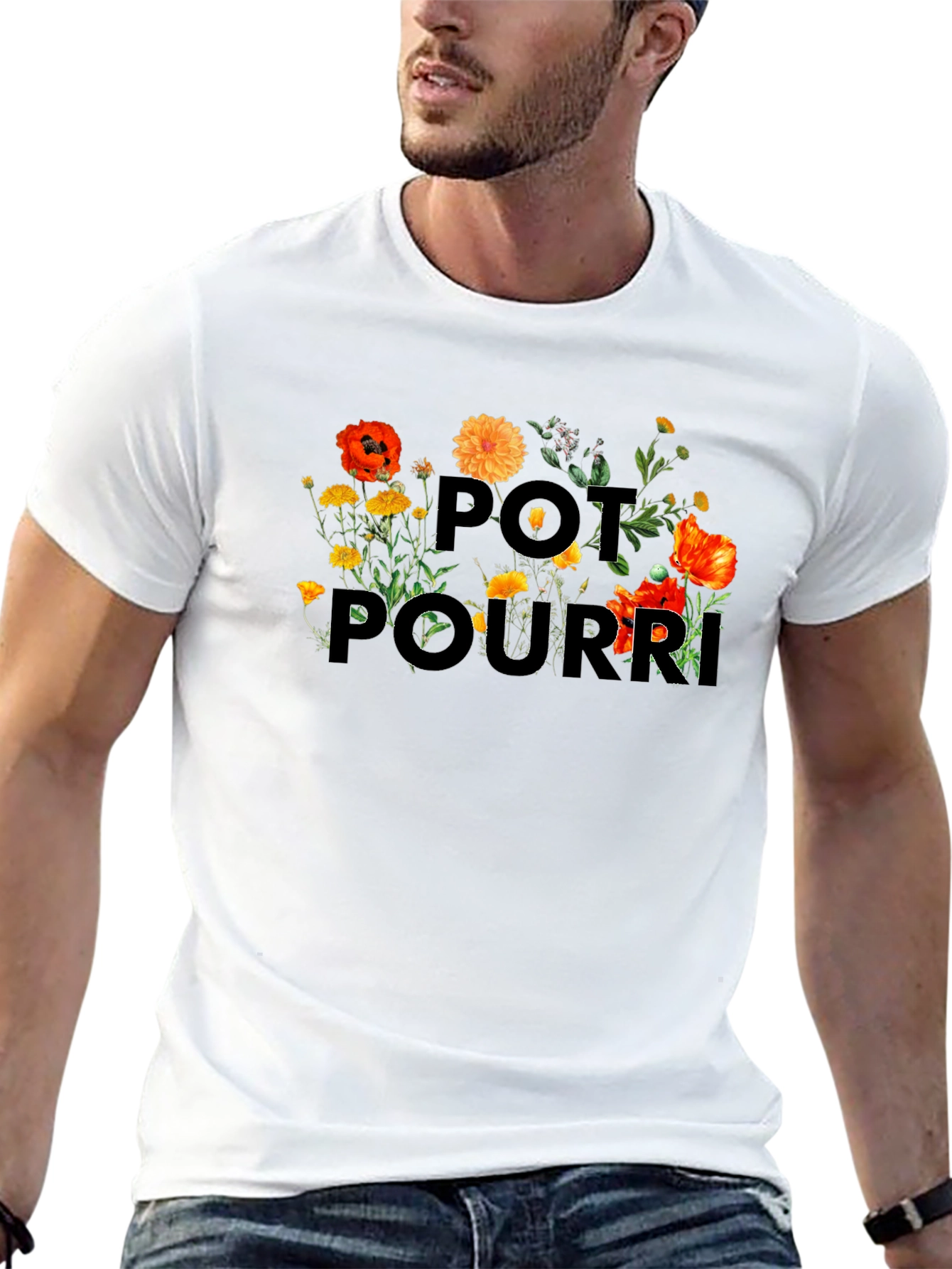 Floral Potpourri Graphic T-Shirt