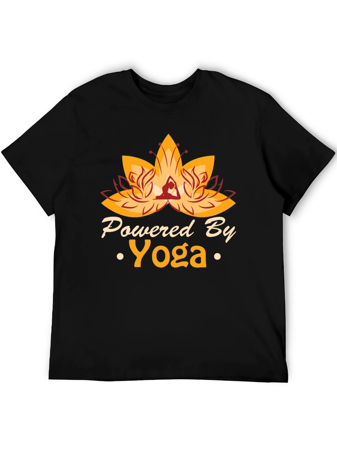 Powered By Yoga Graphic T-Shirt