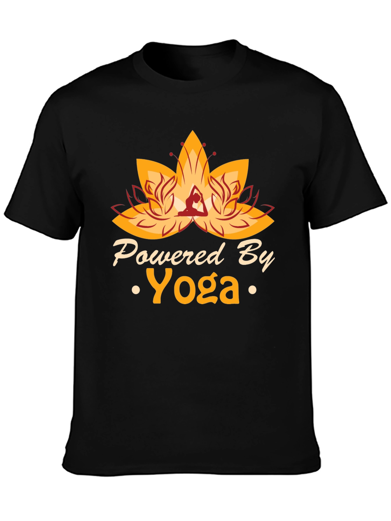 Powered By Yoga Graphic T-Shirt