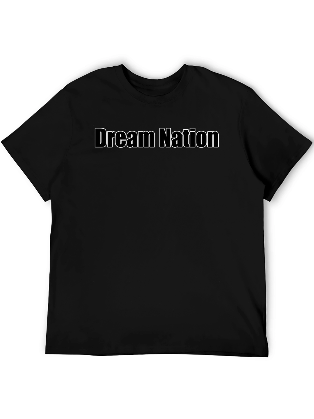 Dream Nation Graphic Tee - Stylish Black T-Shirt