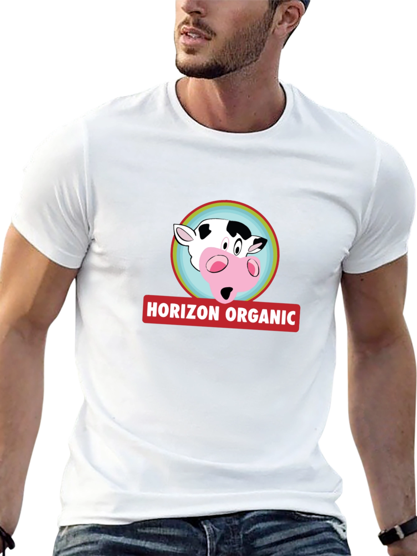 Horizon Organic Cow T-Shirt - Black