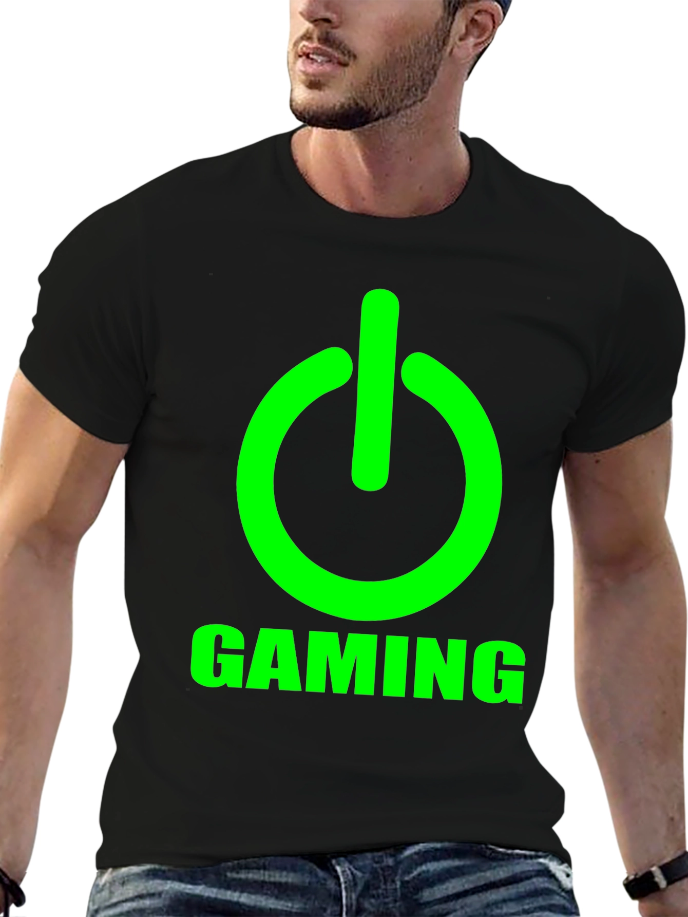 Gaming Mode On Black Tee