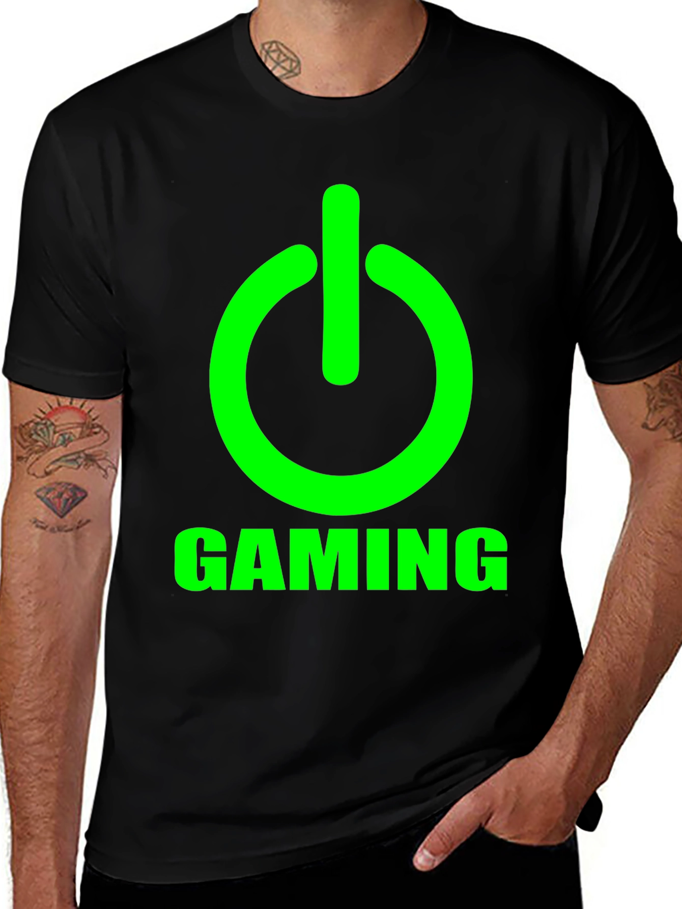 Gaming Mode On Black Tee