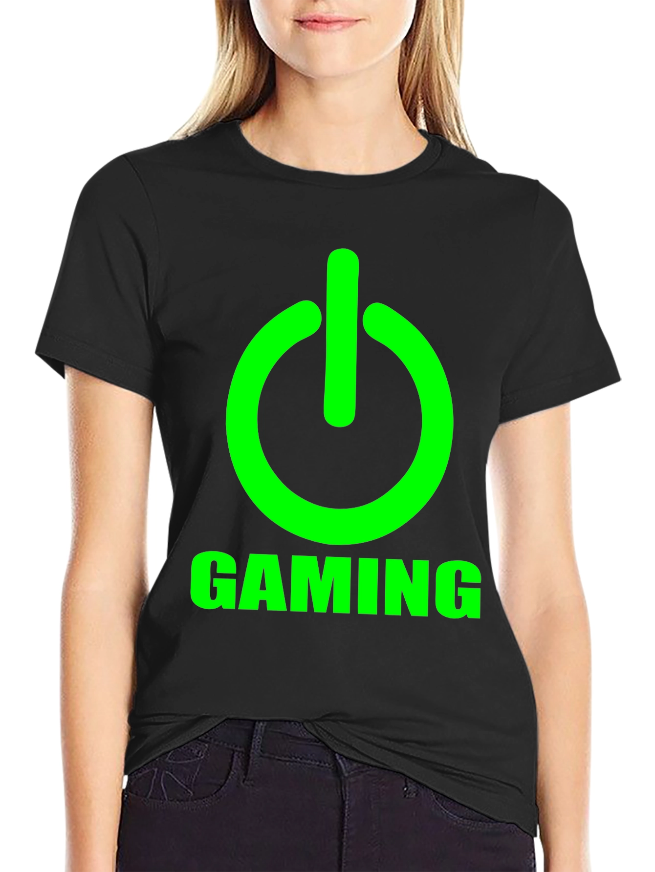 Gaming Mode On Black Tee