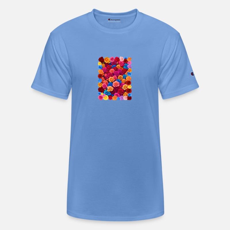 Colorful flower decoration design