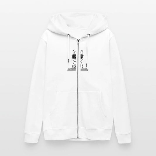 cool cat with coding glasses reflections show