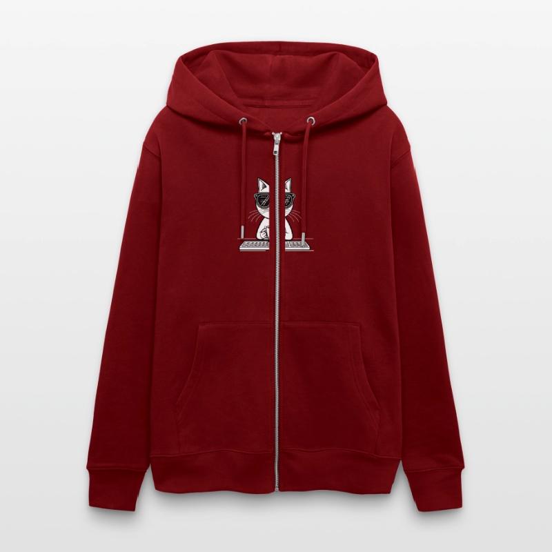 cool cat with coding glasses reflections show