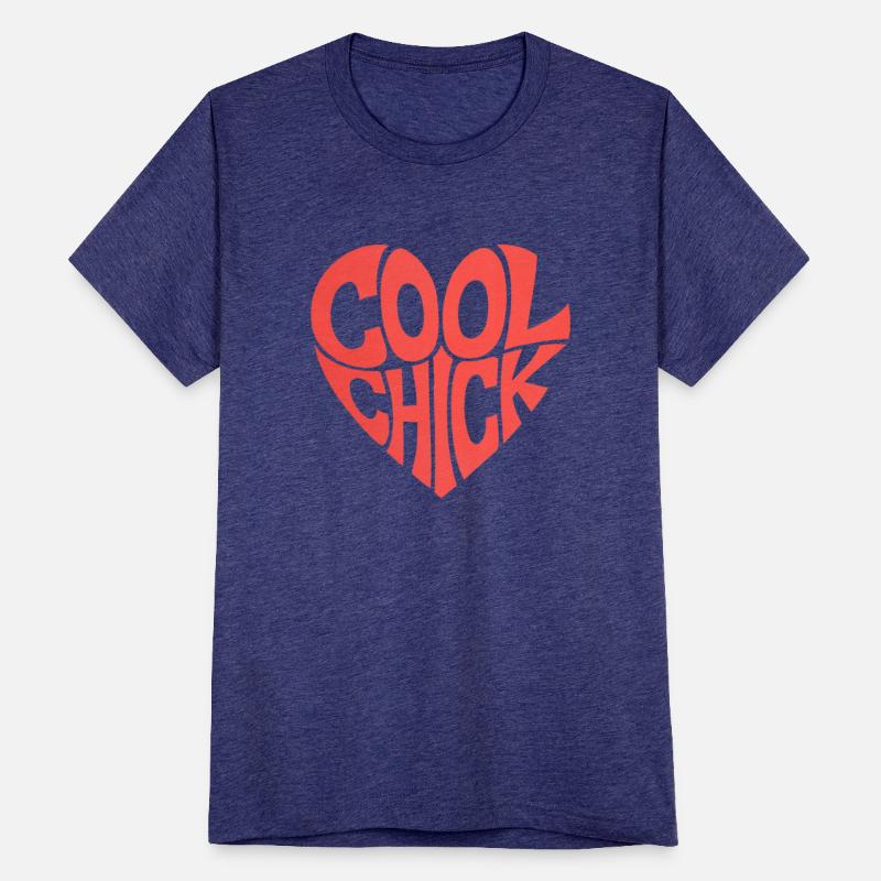 Cool Chick – Retro Heart Typography Design