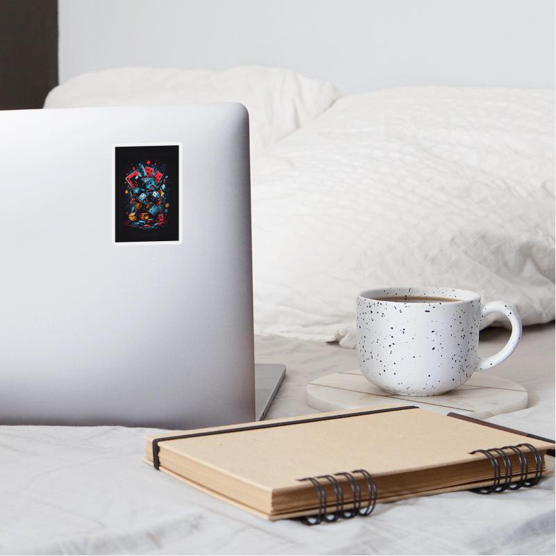 cool Dice, domino. Cards games poker design