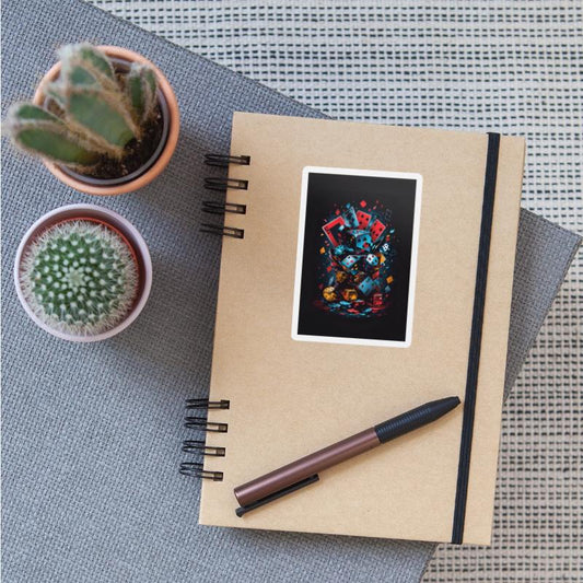 cool Dice, domino. Cards games poker design