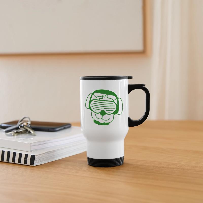 Cool DJ Cute Comic Dog Animal Pet Sunglasses Music