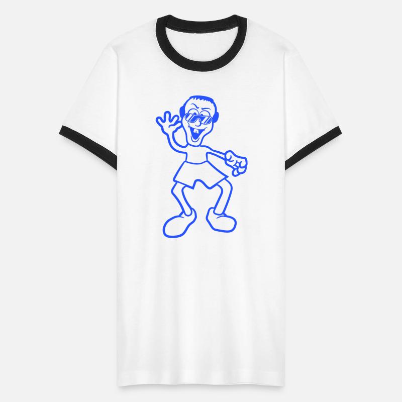 Cool DJ Party Guy Man Waving Friendly Funny Club