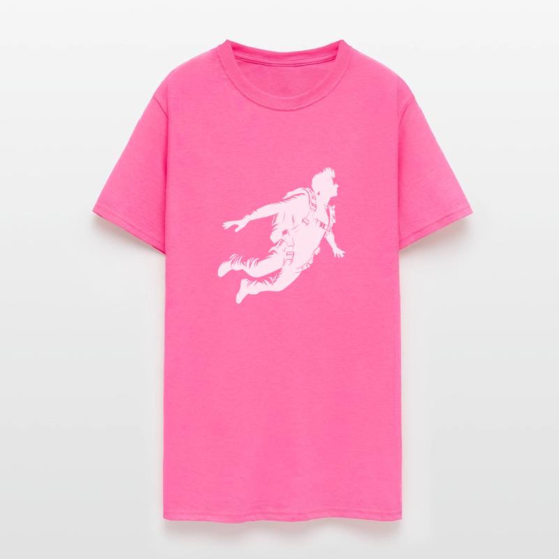 Cool Skydiver During A Parachute Jump