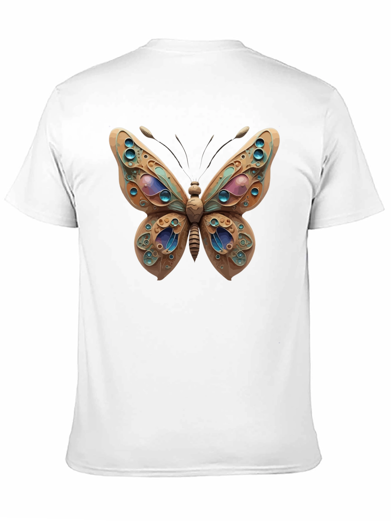 Butterfly Art T-Shirt - Unique Graphic Tee
