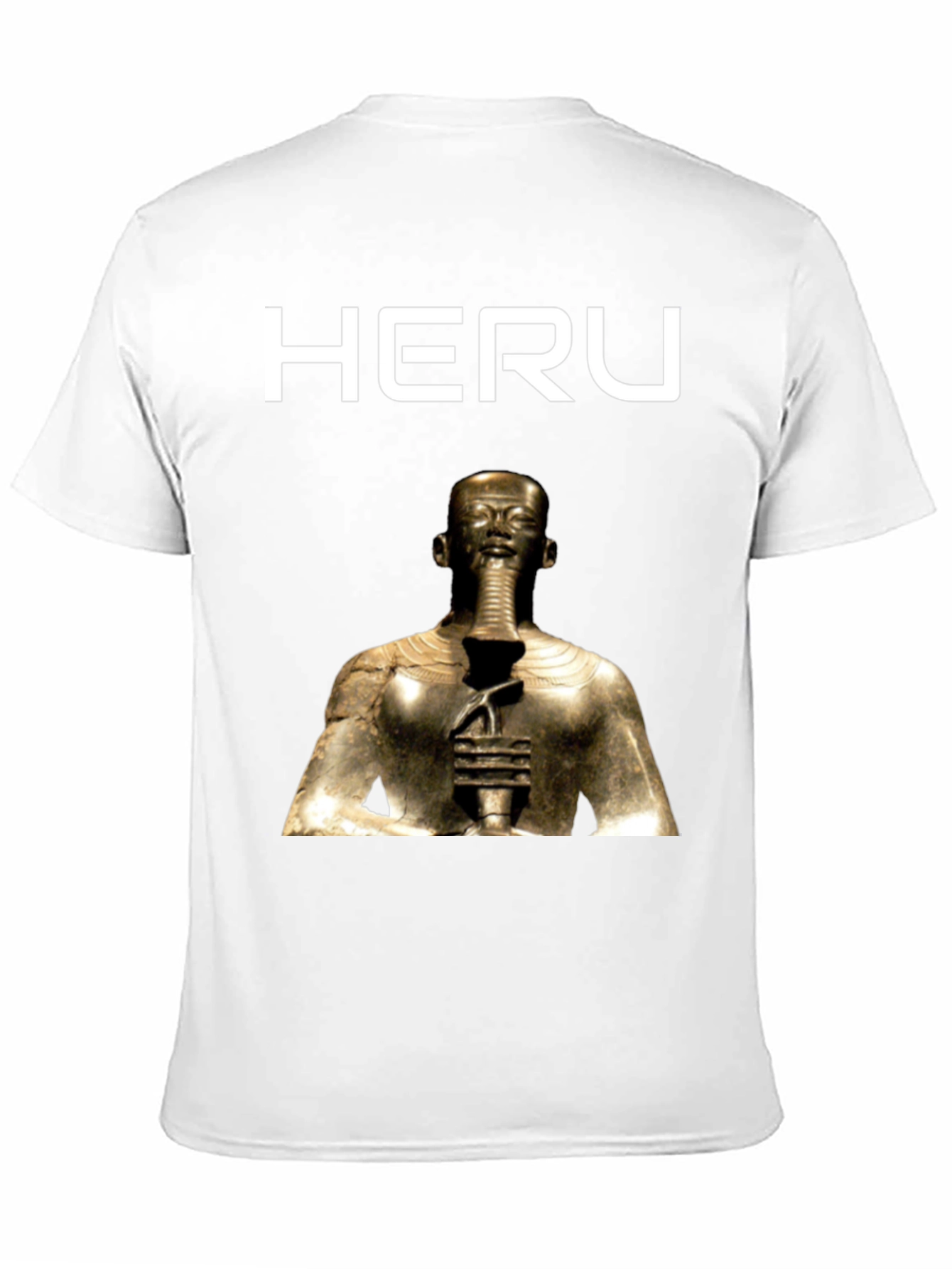 Heru Pharaoh Graphic Tee - Premium Cotton Blend