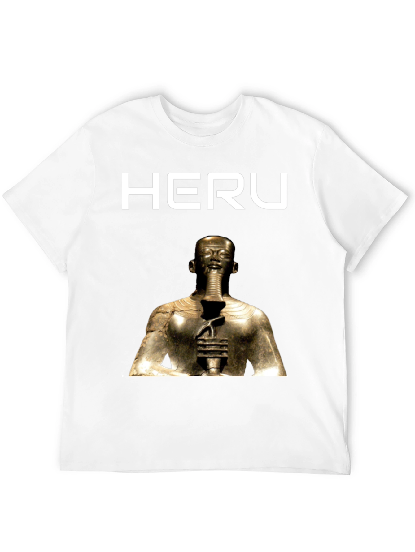 Heru Pharaoh Graphic Tee - Premium Cotton Blend