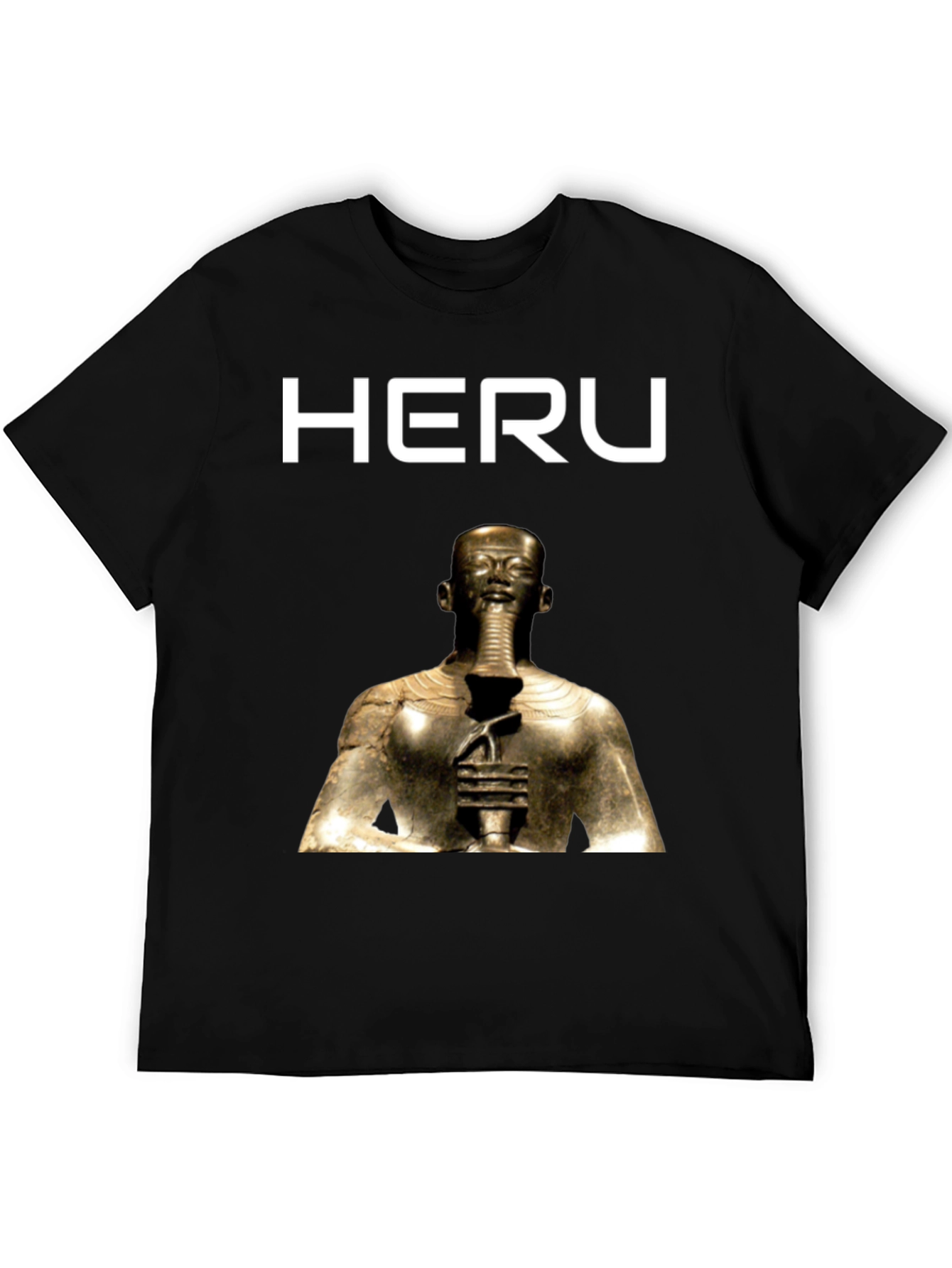 Heru Pharaoh Graphic Tee - Premium Cotton Blend