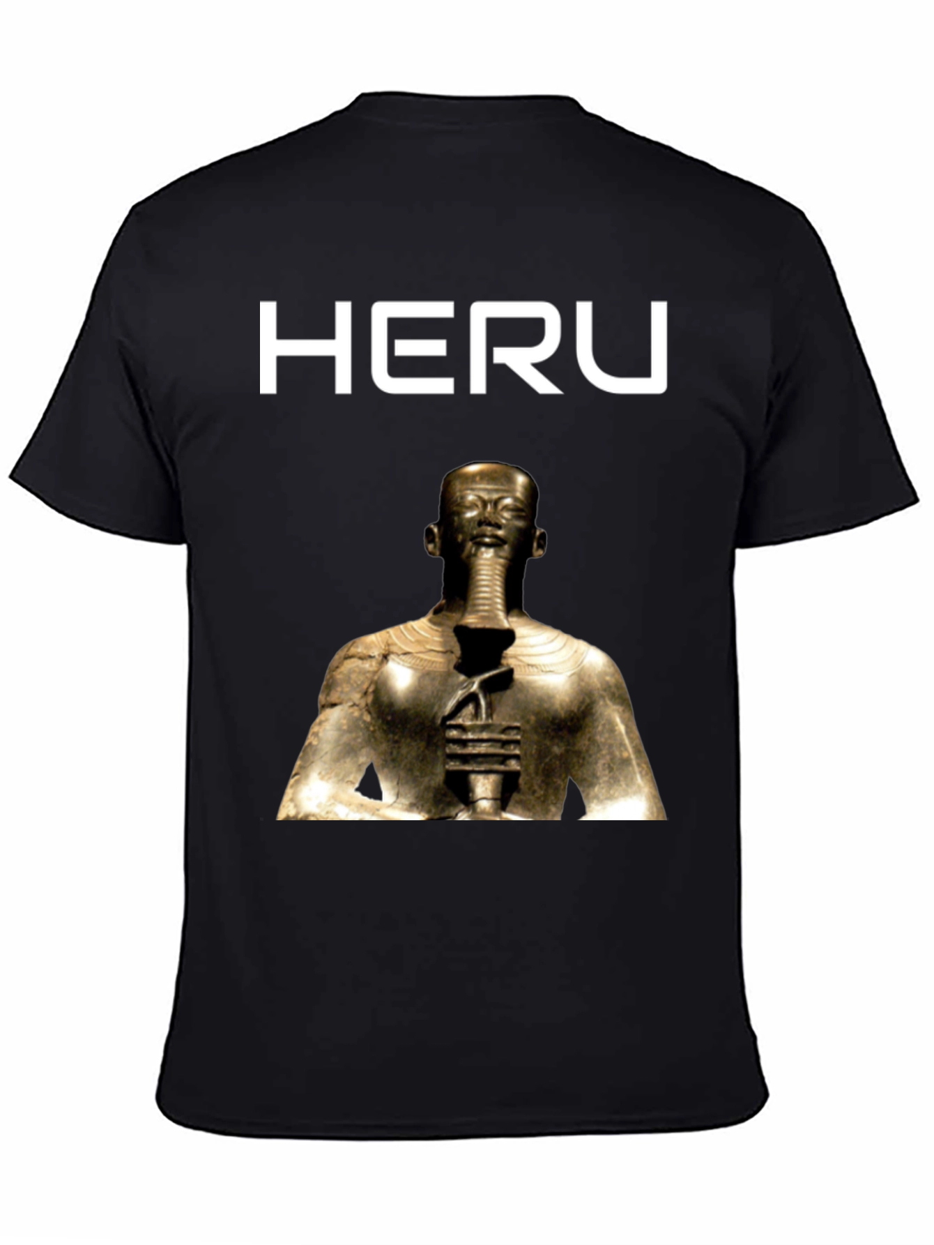 Heru Pharaoh Graphic Tee - Premium Cotton Blend