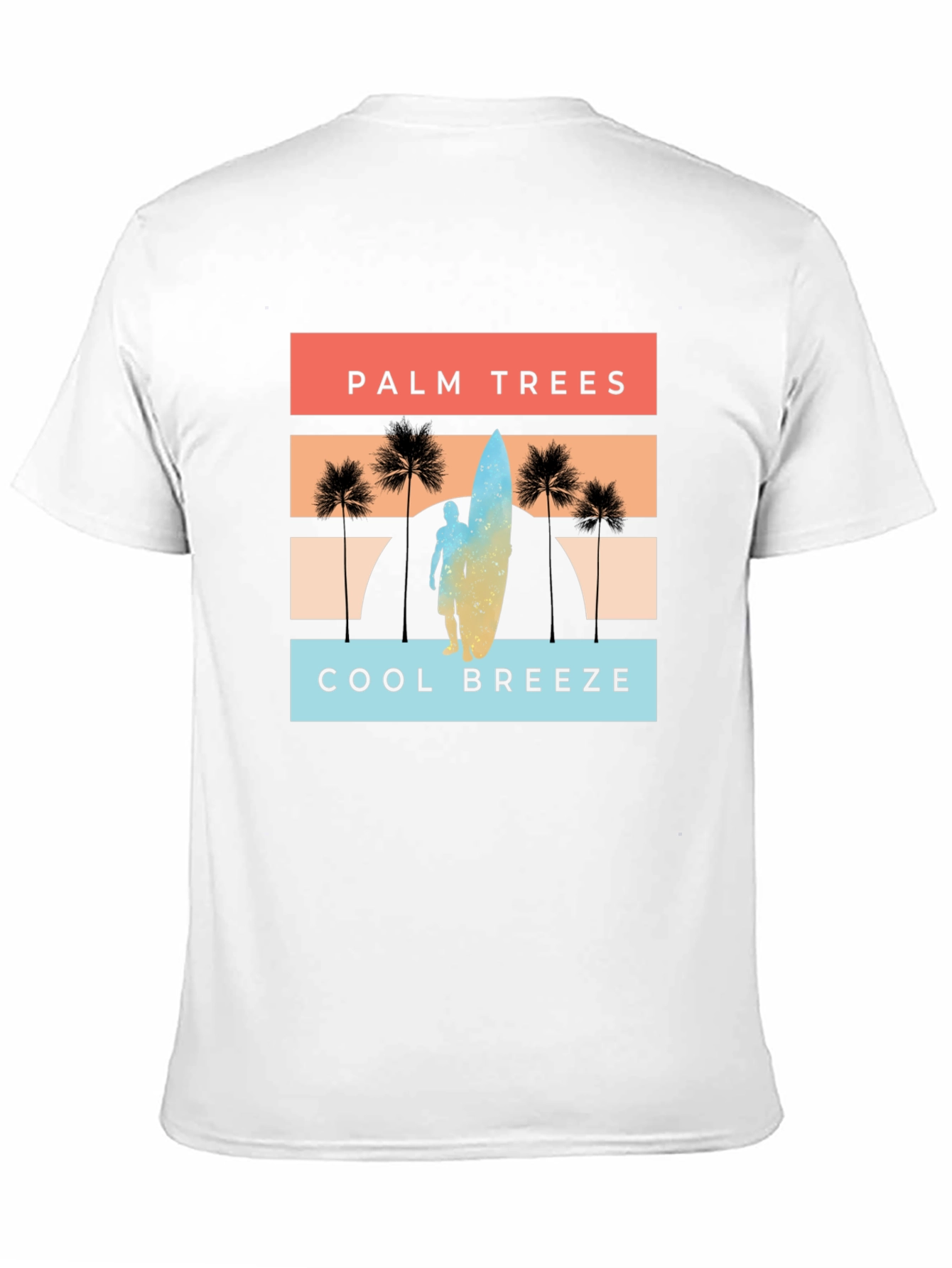 Palm Trees Cool Breeze Graphic T-Shirt