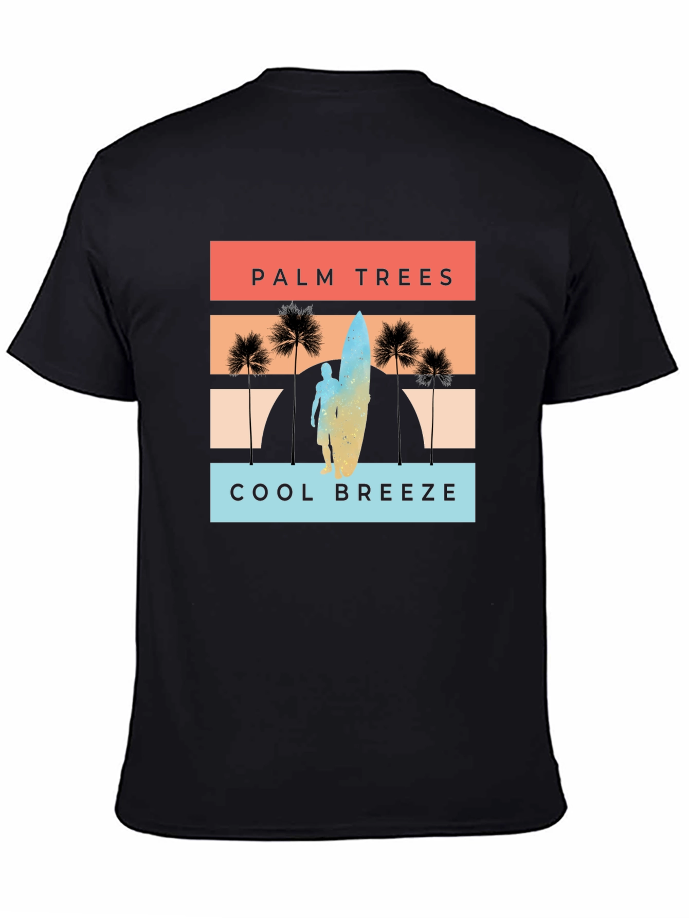 Palm Trees Cool Breeze Graphic T-Shirt