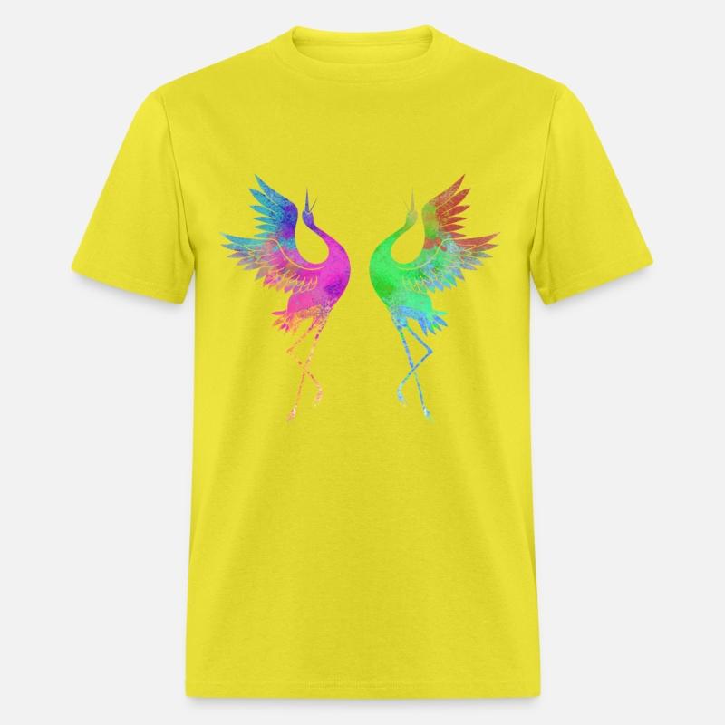 Crane Colorful Stork Japanese Culture Bird