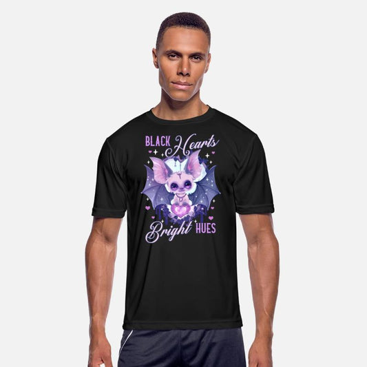Creepy Cute Black Hearts Bright Hues Pastel Goth B