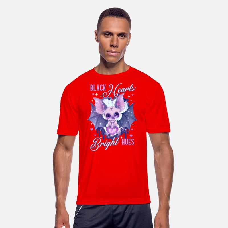 Creepy Cute Black Hearts Bright Hues Pastel Goth B