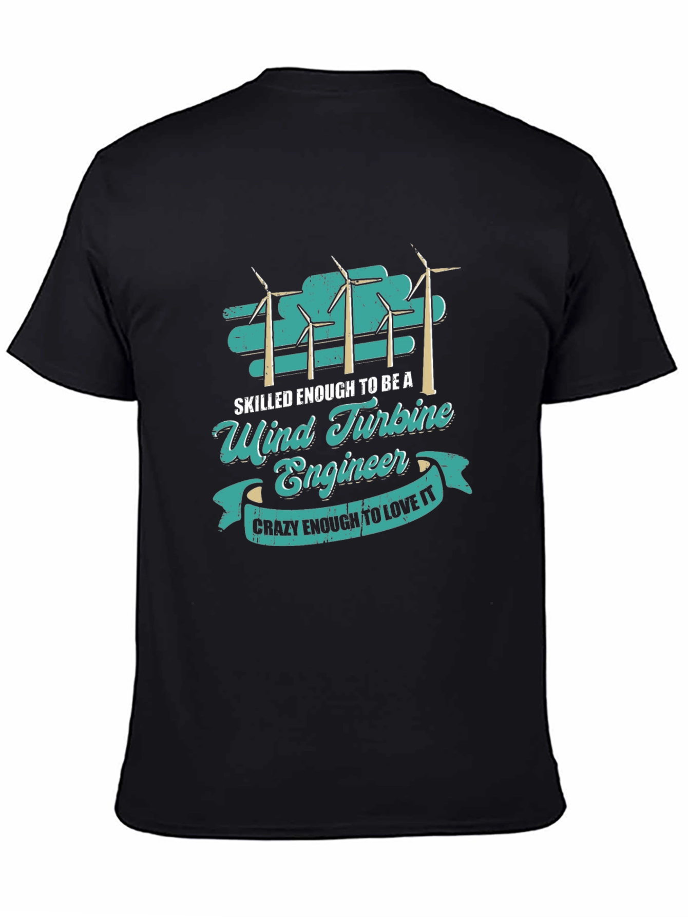 Wind Turbine Engineer Graphic T-Shirt
