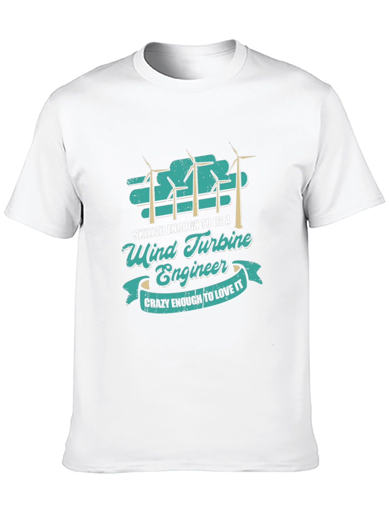 Wind Turbine Engineer Graphic T-Shirt