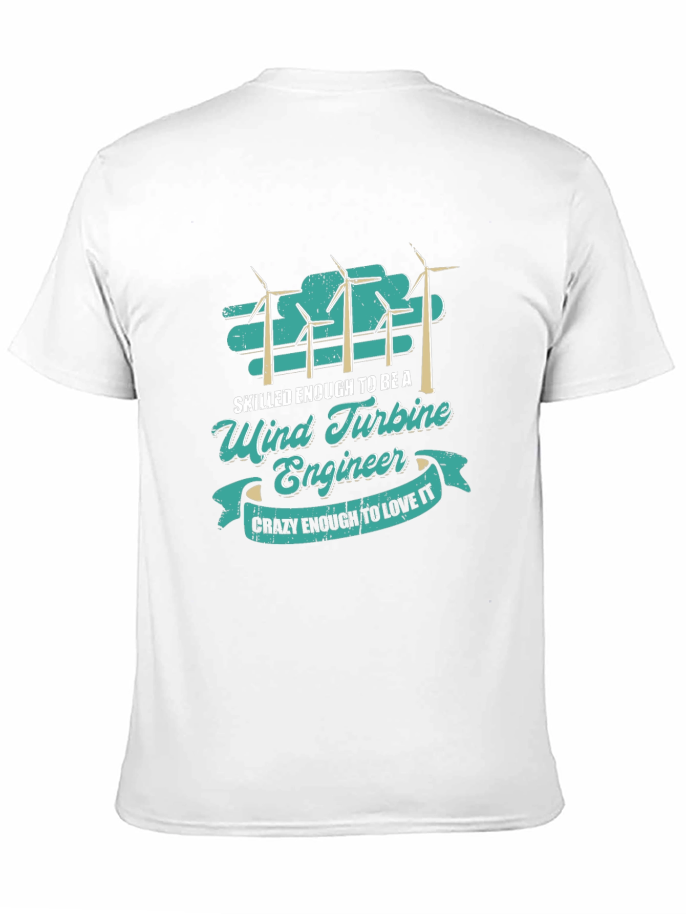 Wind Turbine Engineer Graphic T-Shirt