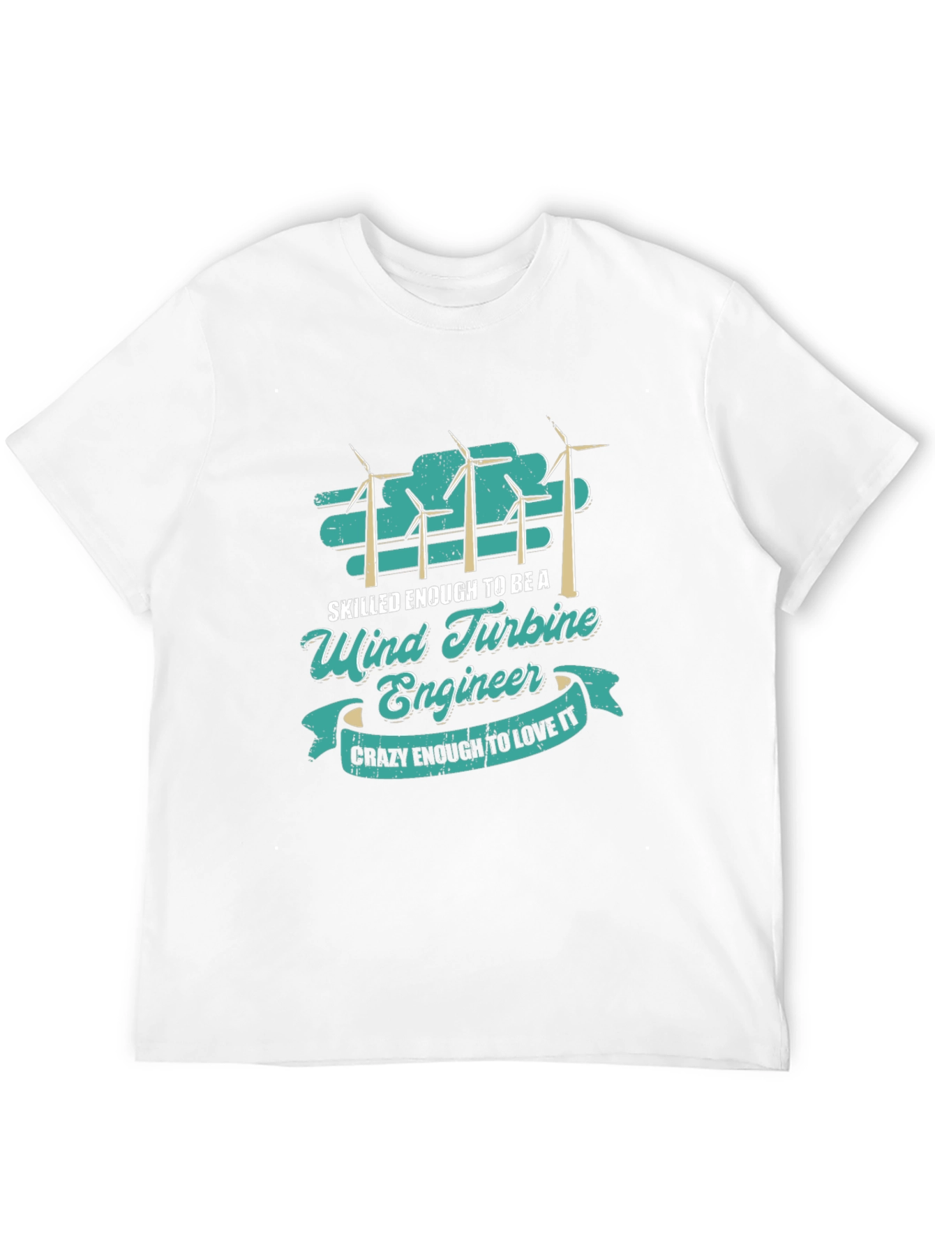 Wind Turbine Engineer Graphic T-Shirt