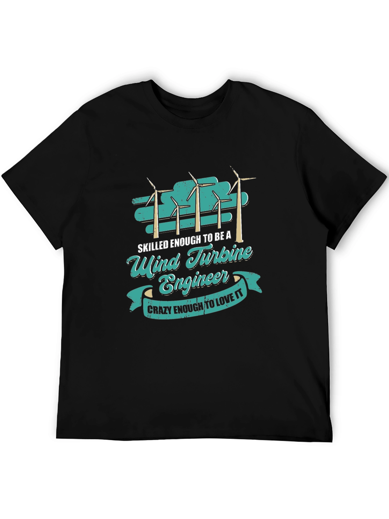 Wind Turbine Engineer Graphic T-Shirt