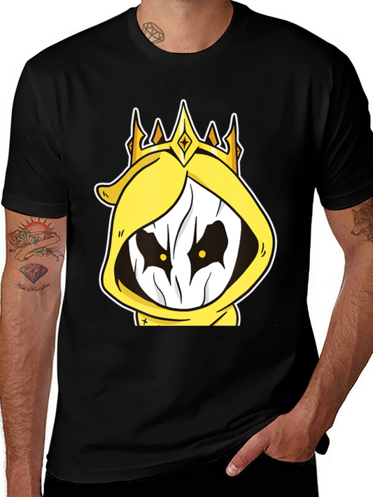 King Cartoon Graphic T-Shirt - Black