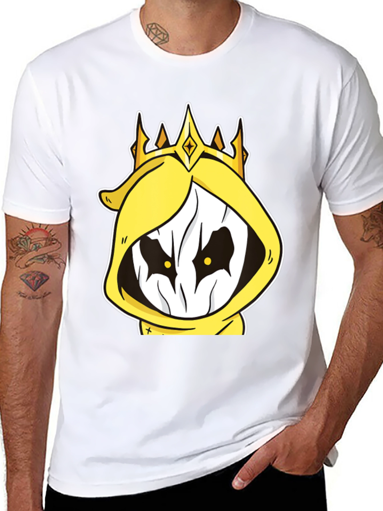 King Cartoon Graphic T-Shirt - Black