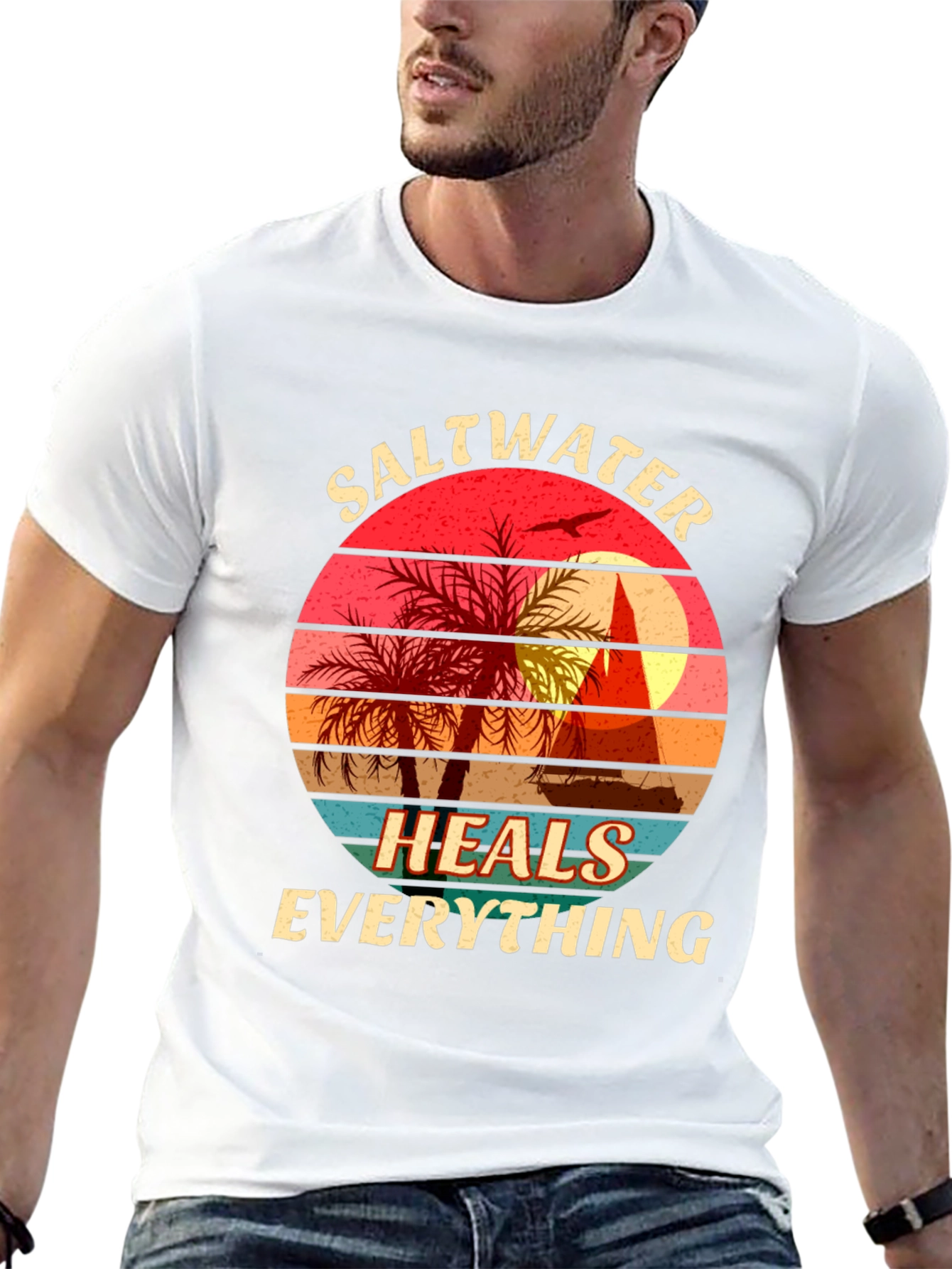 Saltwater Heals Everything Graphic Tee