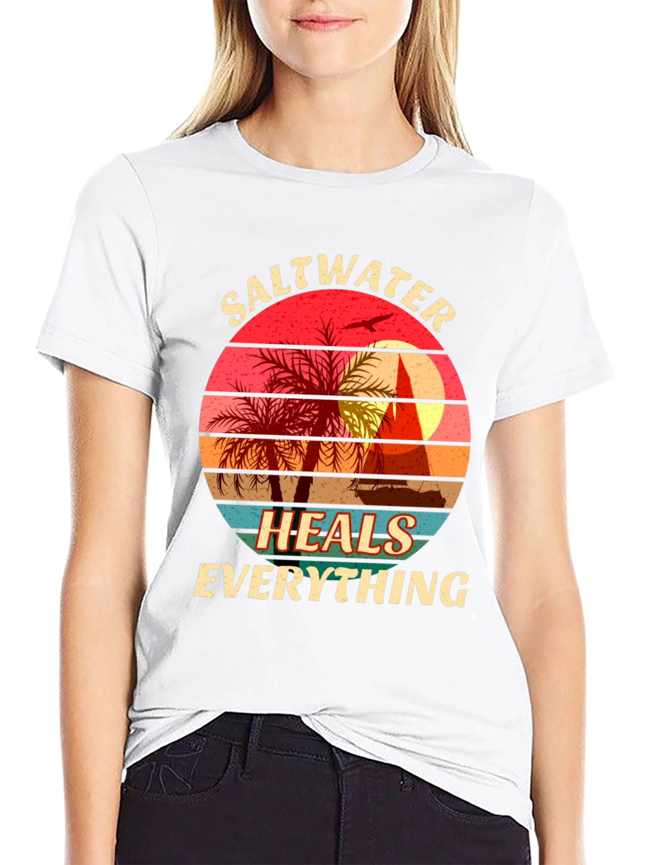 Saltwater Heals Everything Graphic Tee