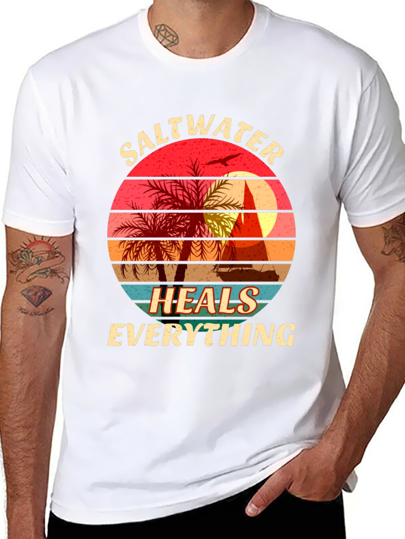 Saltwater Heals Everything Graphic Tee