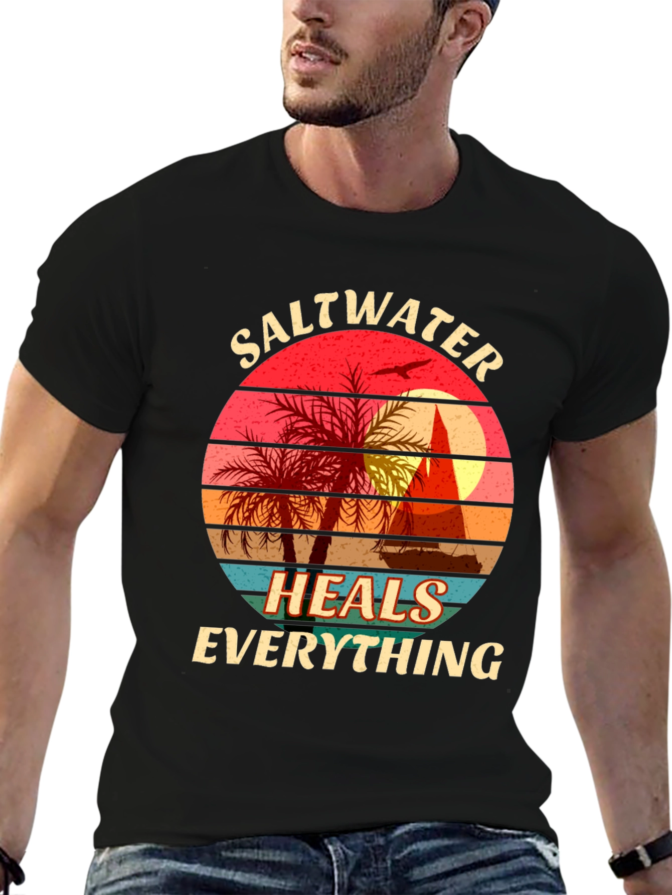 Saltwater Heals Everything Graphic Tee
