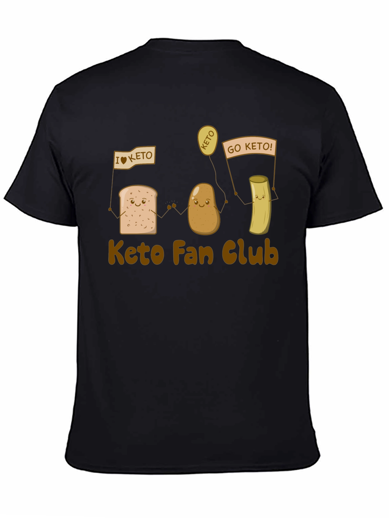 Keto Fan Club Black T-Shirt