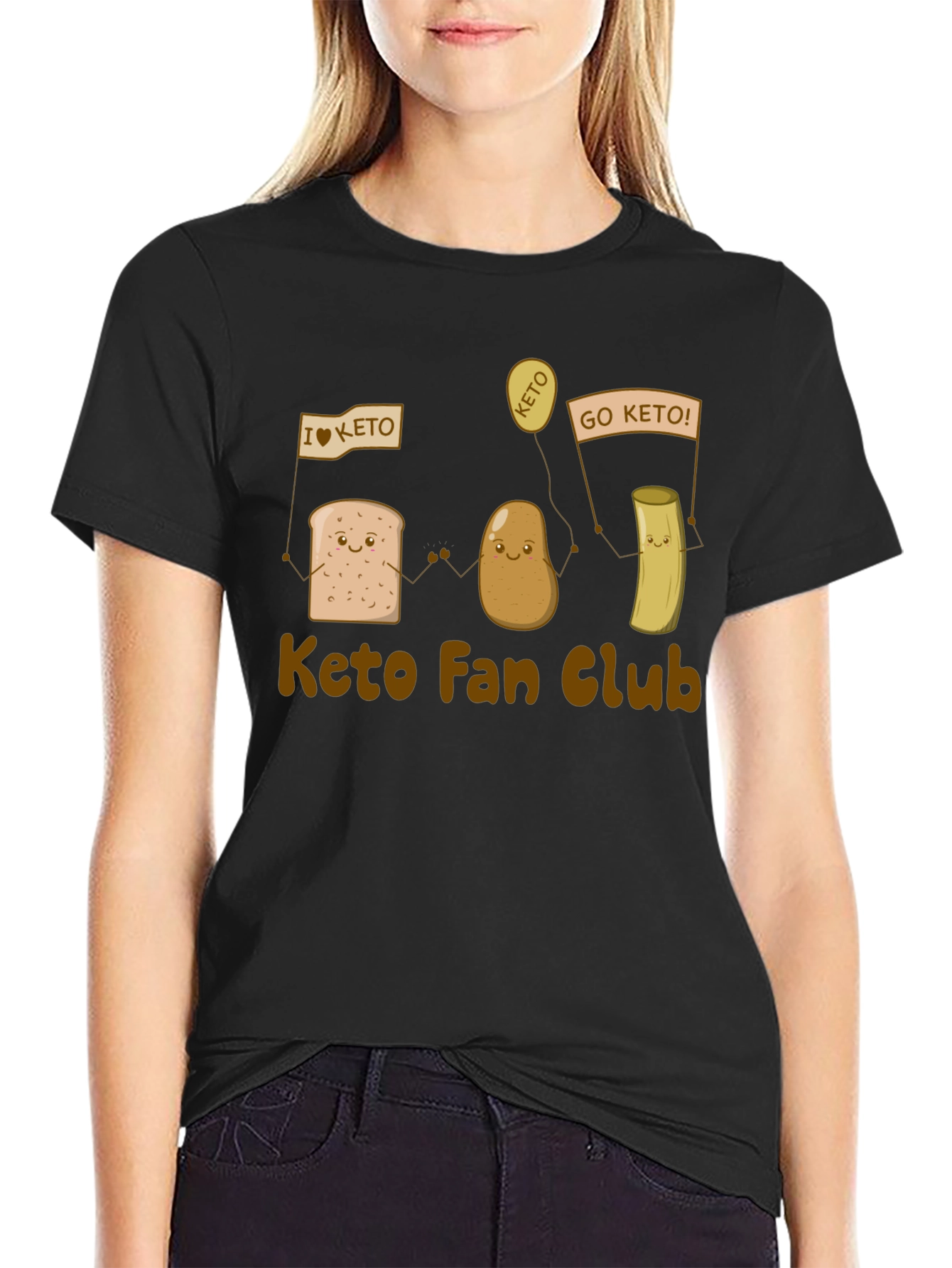 Keto Fan Club Black T-Shirt