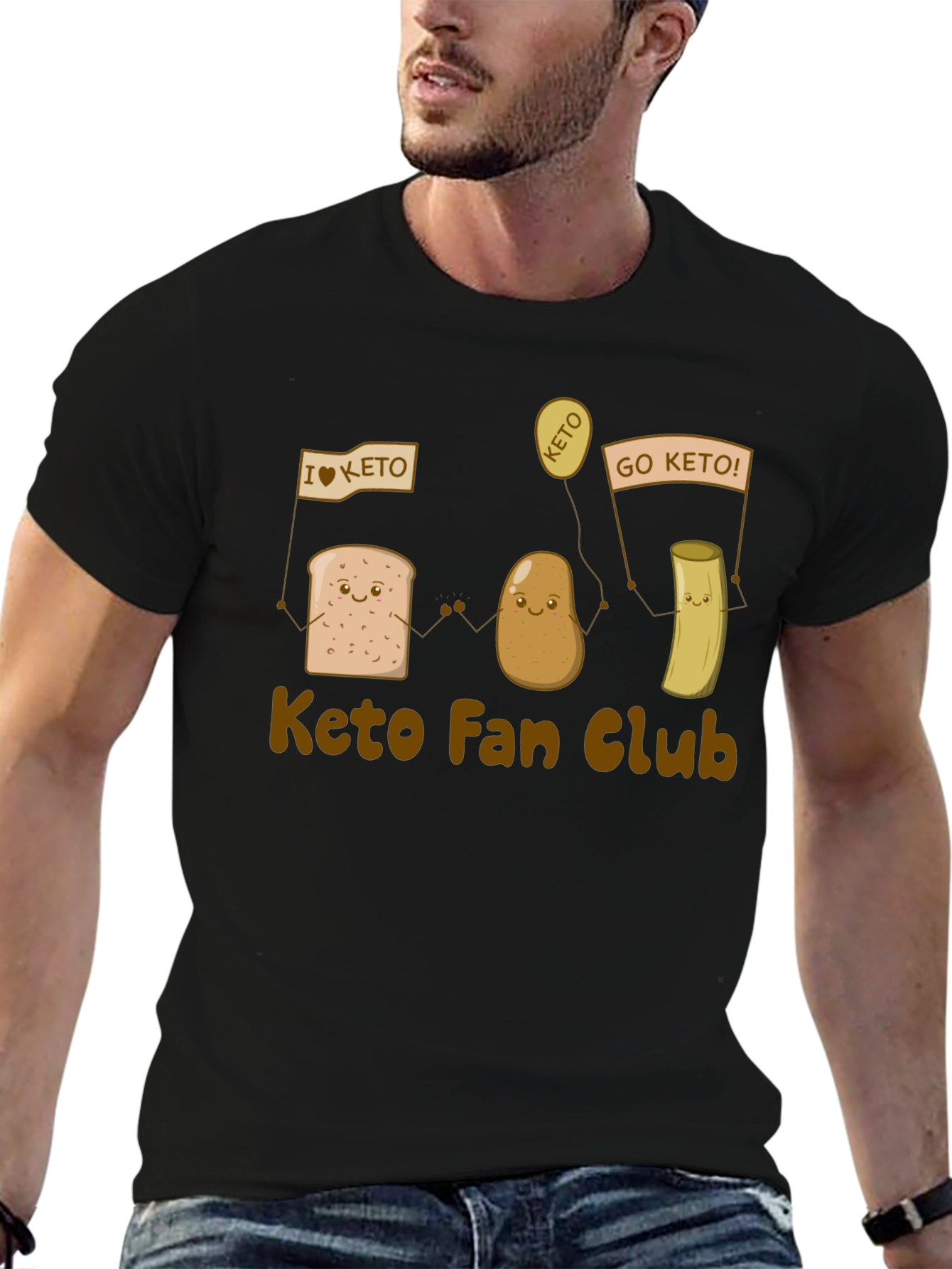 Keto Fan Club Black T-Shirt